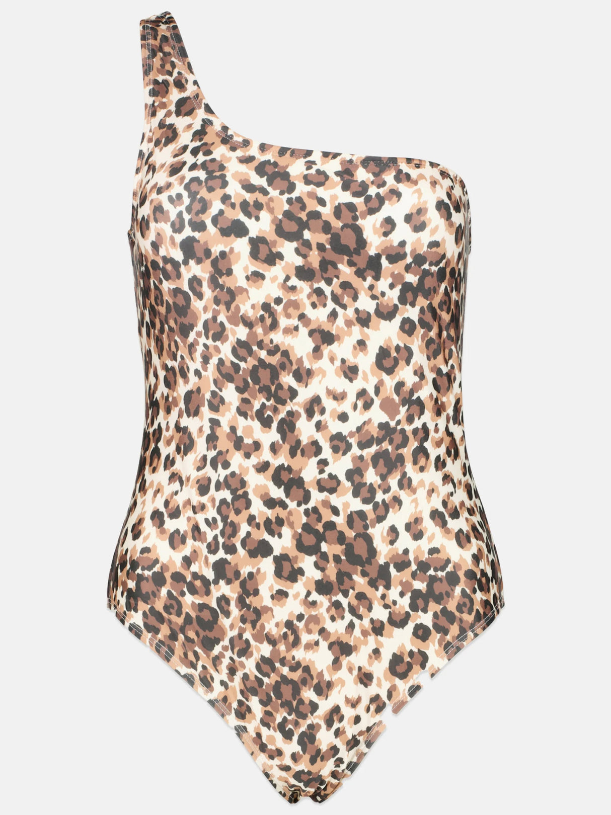 Image for Women's Leopard Printed One Shoulder Swimsuit,Multi