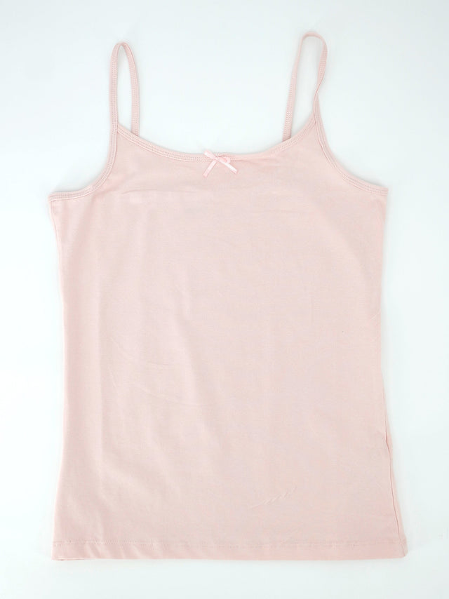 Image for Kids Girl Plain Solid Tank Top,Light Pink