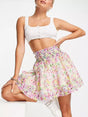 Image for Women's Floral Printed Mini Skirt,Multi