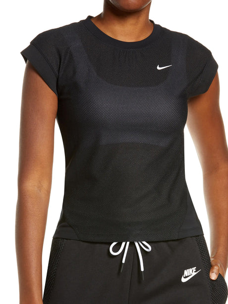 Image for Women's Brand Logo Printed Sport Top,Black