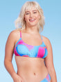 Image for Women's Tie Dye Bikini Top,Multi