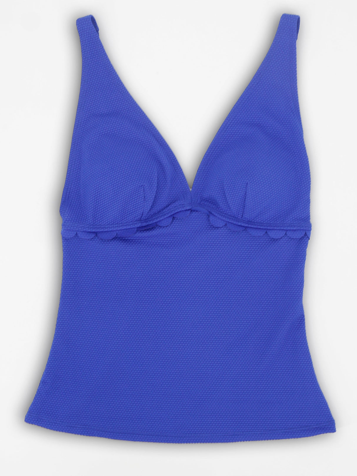 Image for Women's Textured Tankini Top,Blue