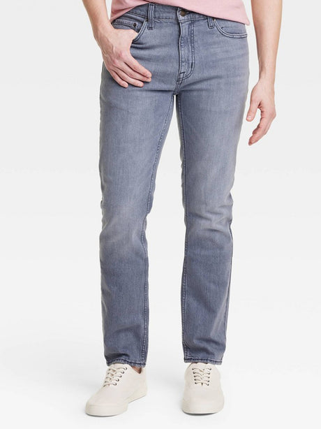 Image for Men's Washed Jeans,Blue