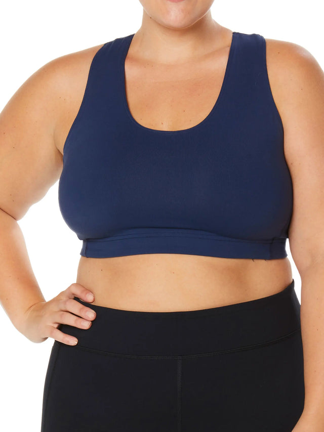 Image for Women's Plain Solid Sport Bra,Blue