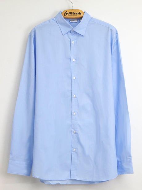 Image for Men's Plain Solid Dress Shirt,Light Blue