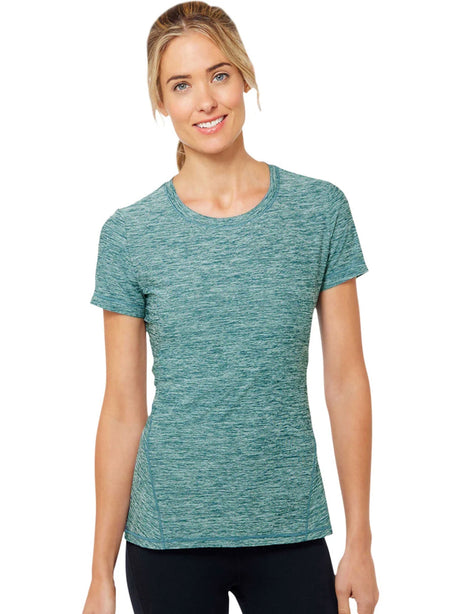 Image for Women's Textured Sport T-Shirt,Green