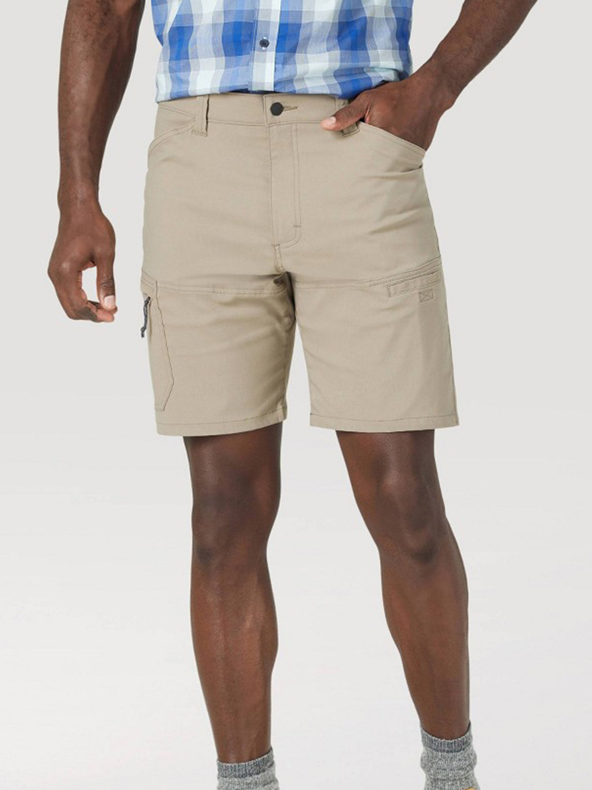 Image for Men's Plain Solid Short,Beige