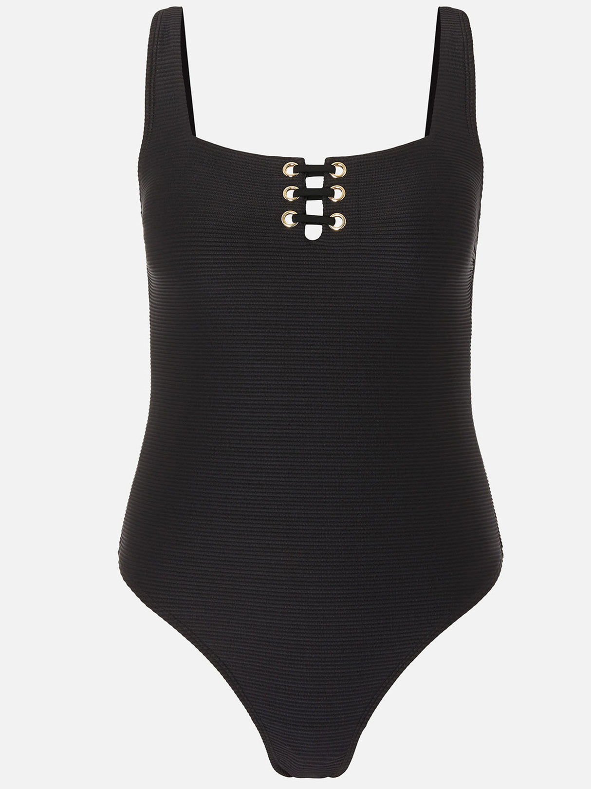 Image for Women's Ribbed Swimsuit,Black