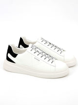 Image for Men's Faux Leather Sneakers,White