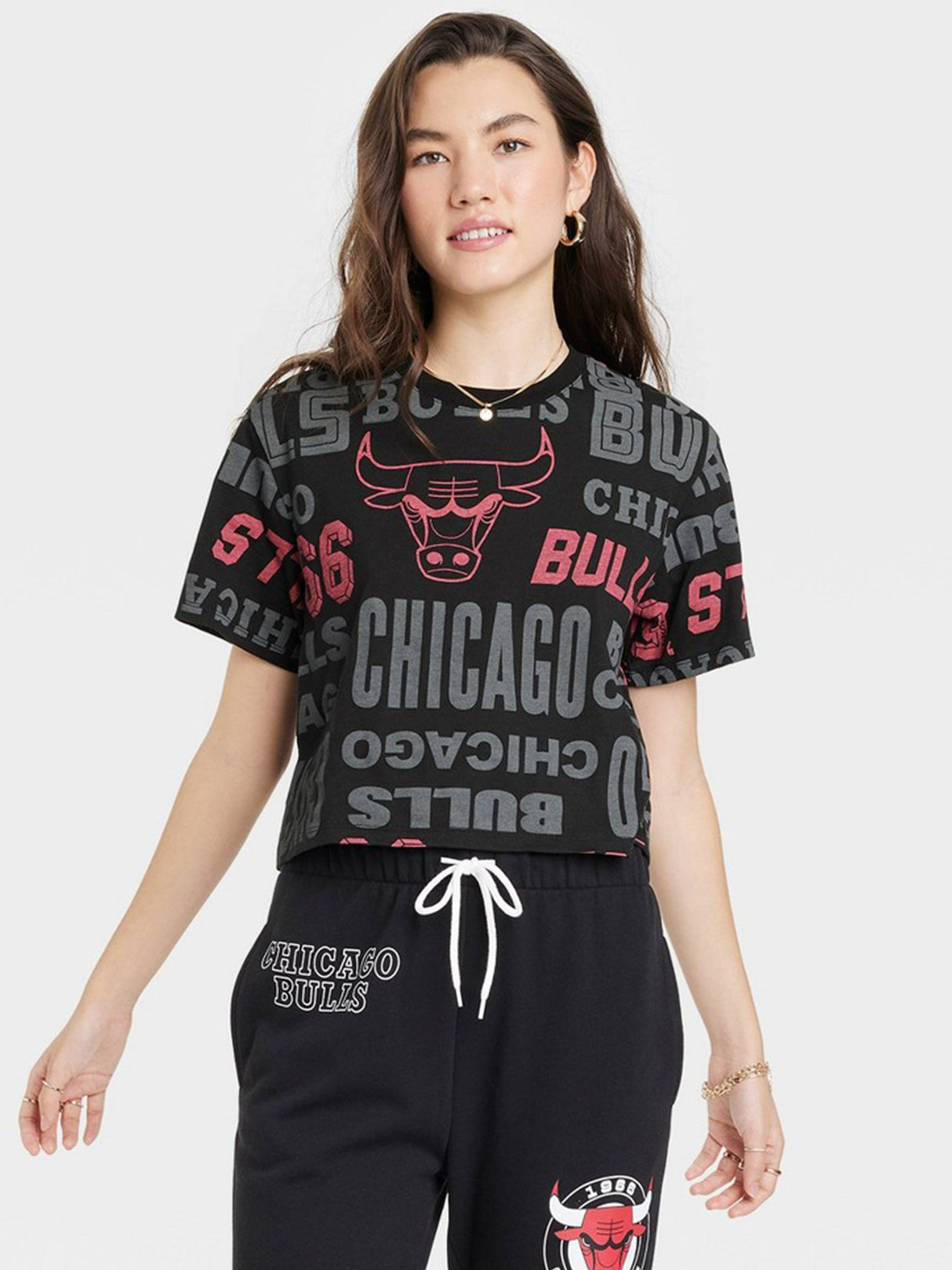 Image for Women's Graphic Printed T-Shirt,Black