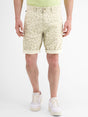 Image for Men's Leafs Printed Short,Light Beige