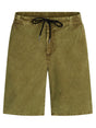 Image for Men's Ribbed Velvet Short,Olive Green