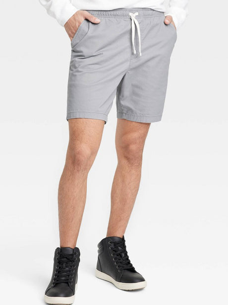 Image for Men's Plain Solid Short,Grey