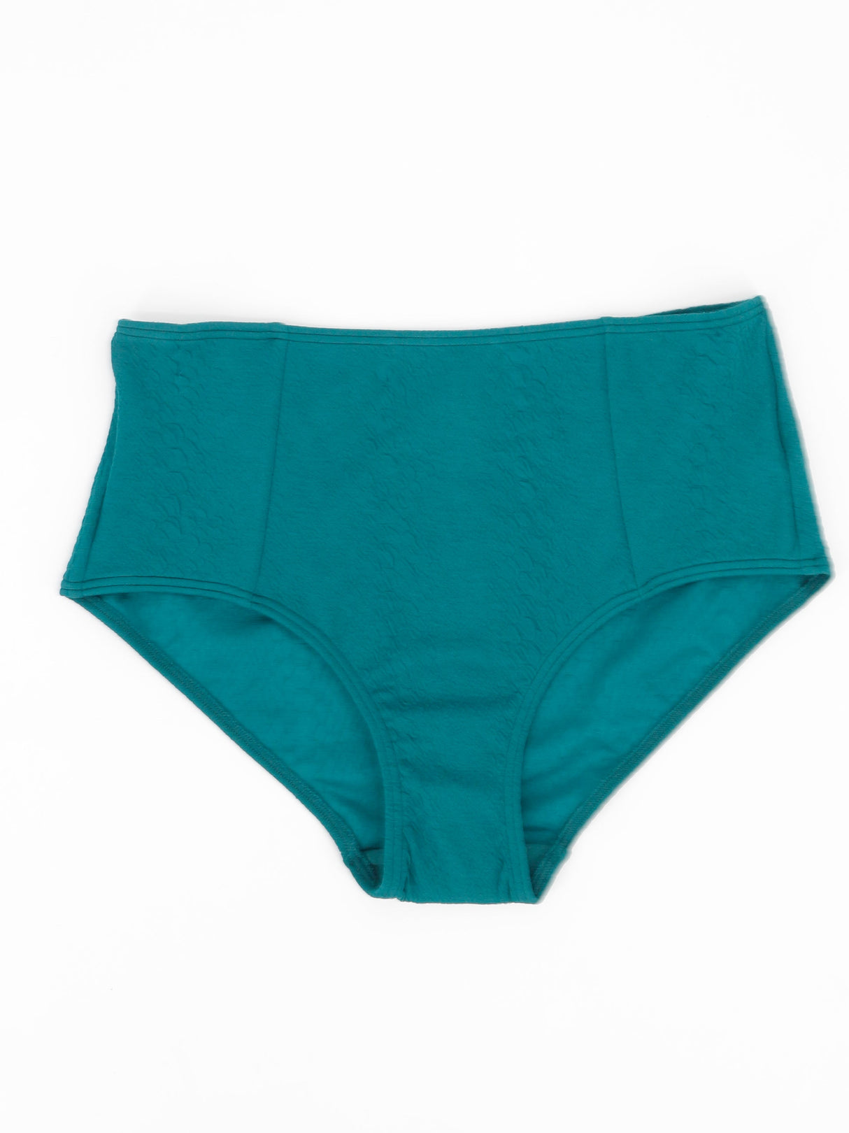 Image for Women's Textured Bikini Bottom,Dark Green