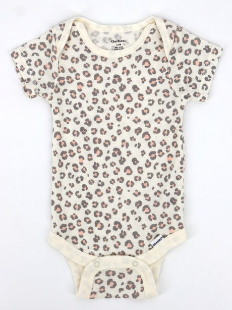 Image for Kid's Girl Printed Bodysuit,Light Beige