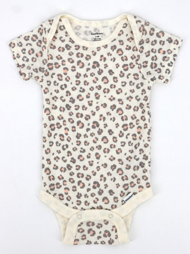Image for Kid's Girl Printed Bodysuit,Light Beige