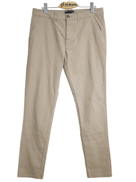 Image for Men's Plain Solid Chino Pant,Beige