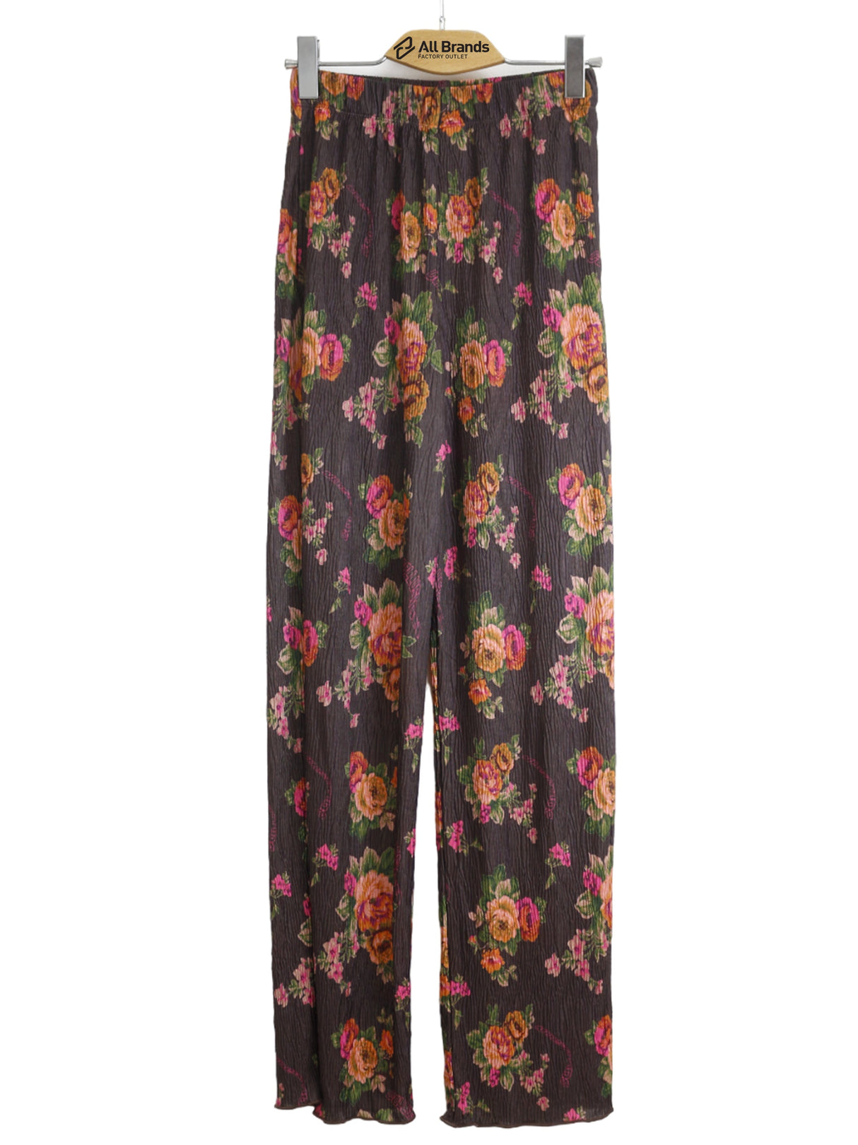 Image for Women's Floral Printed Pant,Dark Brown