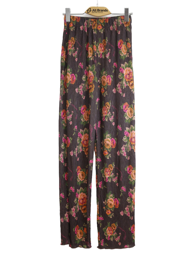 Image for Women's Floral Printed Pant,Dark Brown