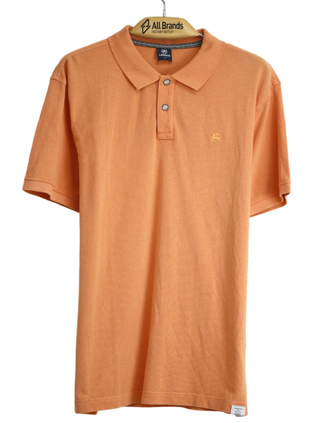 Image for Men's Brand Logo Embroidered Polo Shirt,Orange