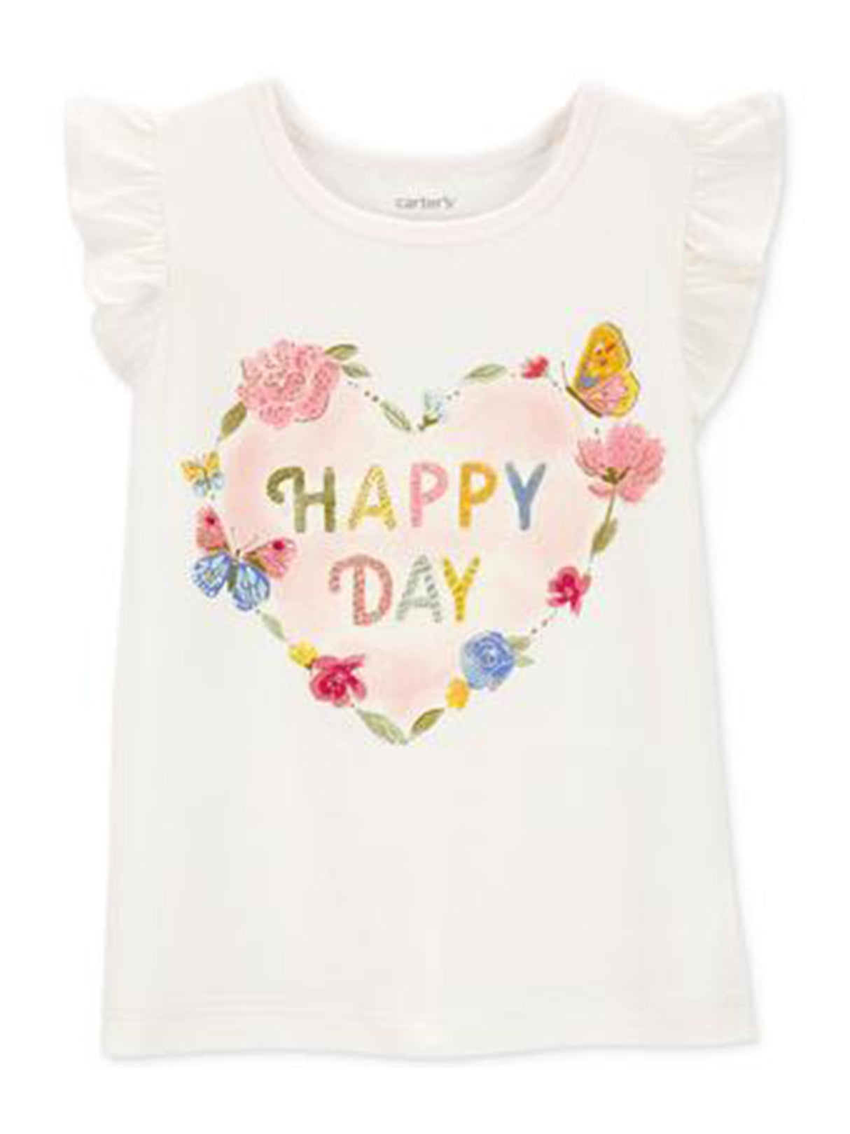 Image for Kids Girl Graphic Printed Top,Off White