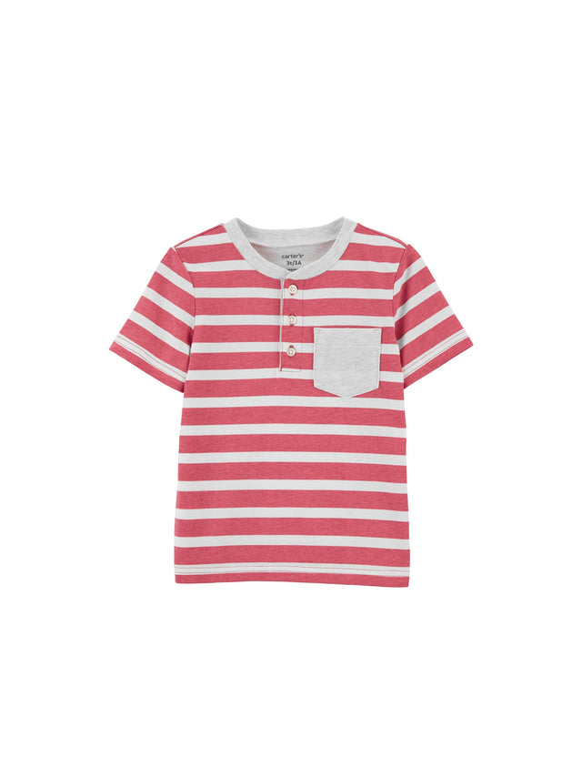 Image for Kid's Boy Striped T-Shirt,Red/White