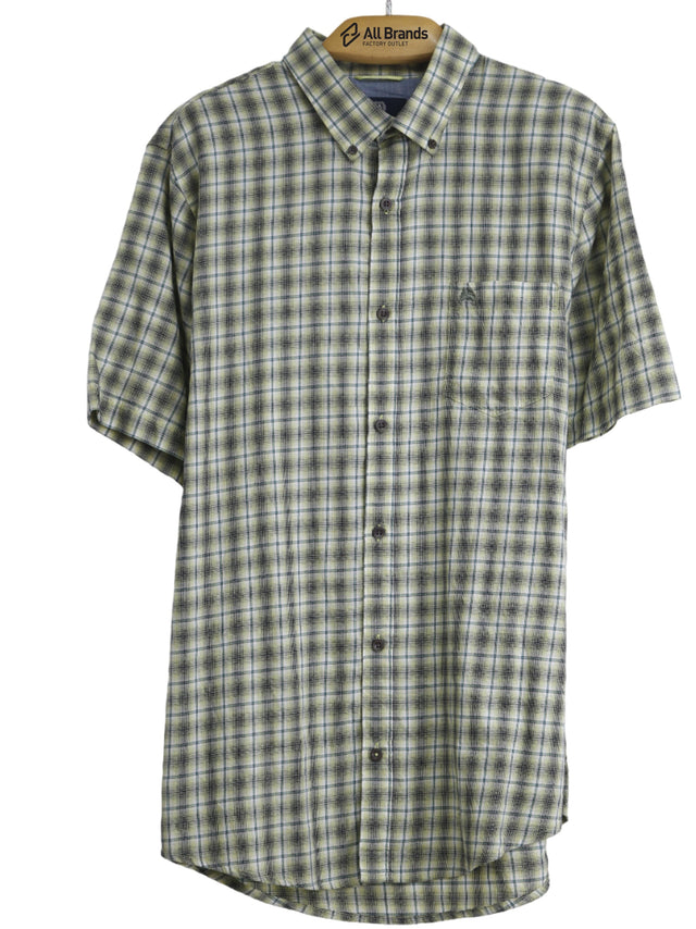 Image for Men's Plaid Chemise,Yellow