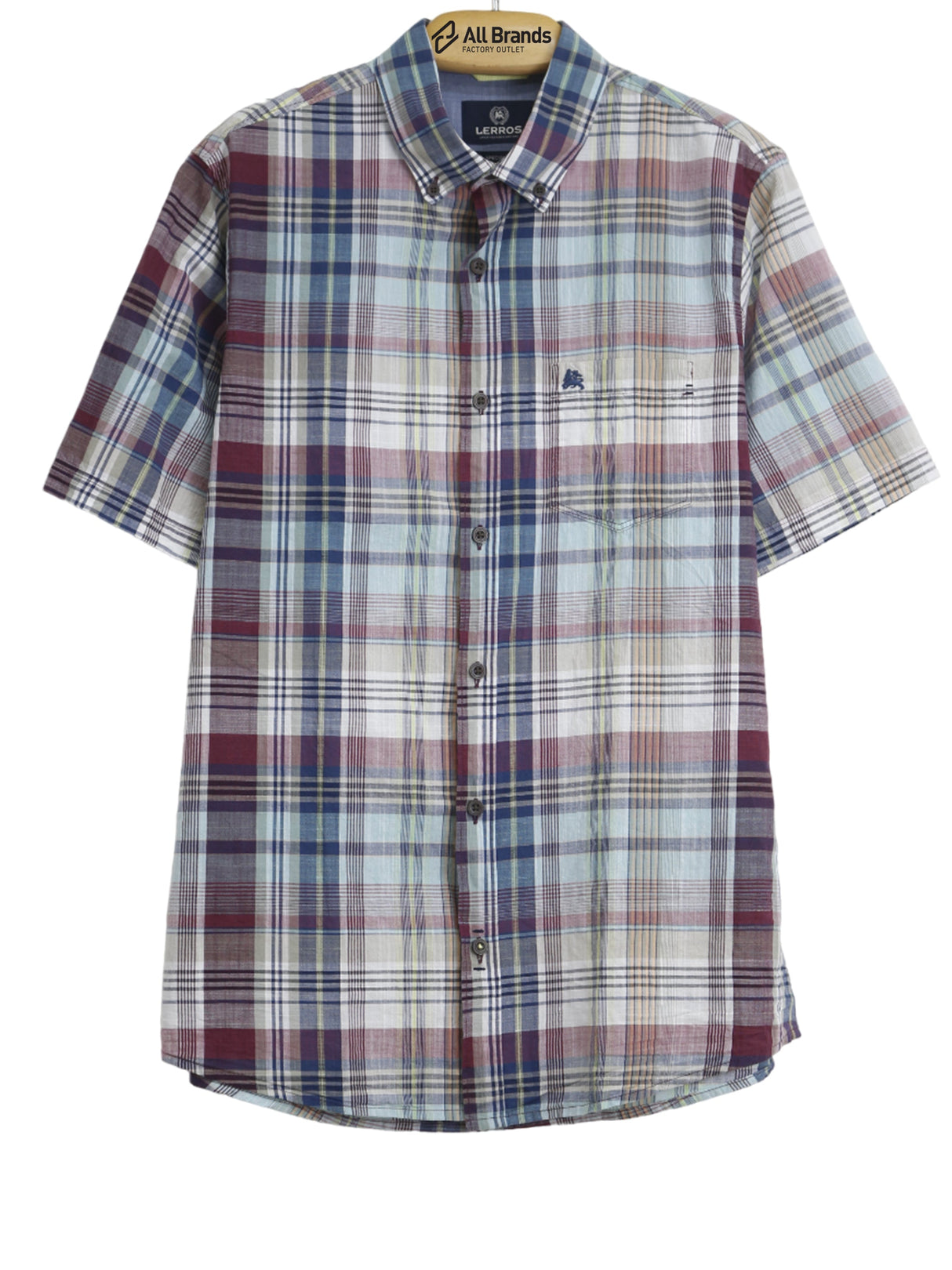 Image for Men's Plaid Chemise,Multi