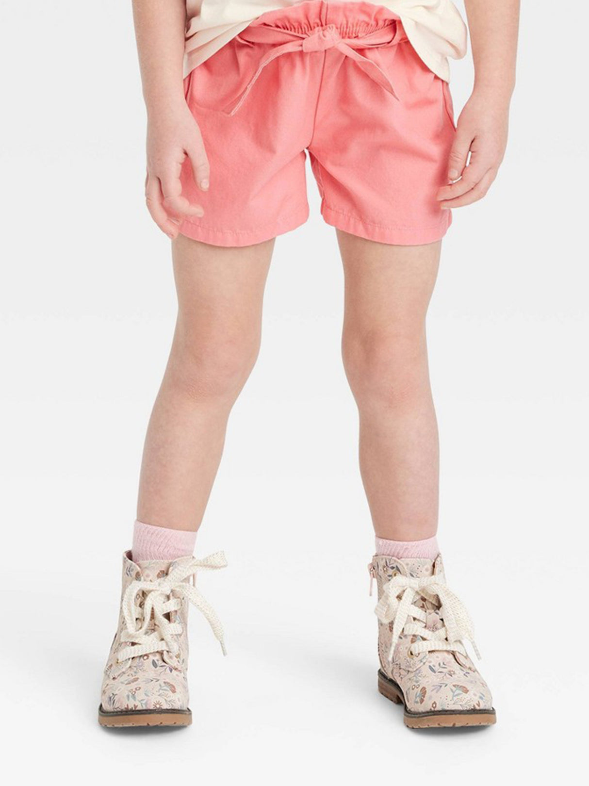 Image for Kid's Girl Plain Solid Short,Pink