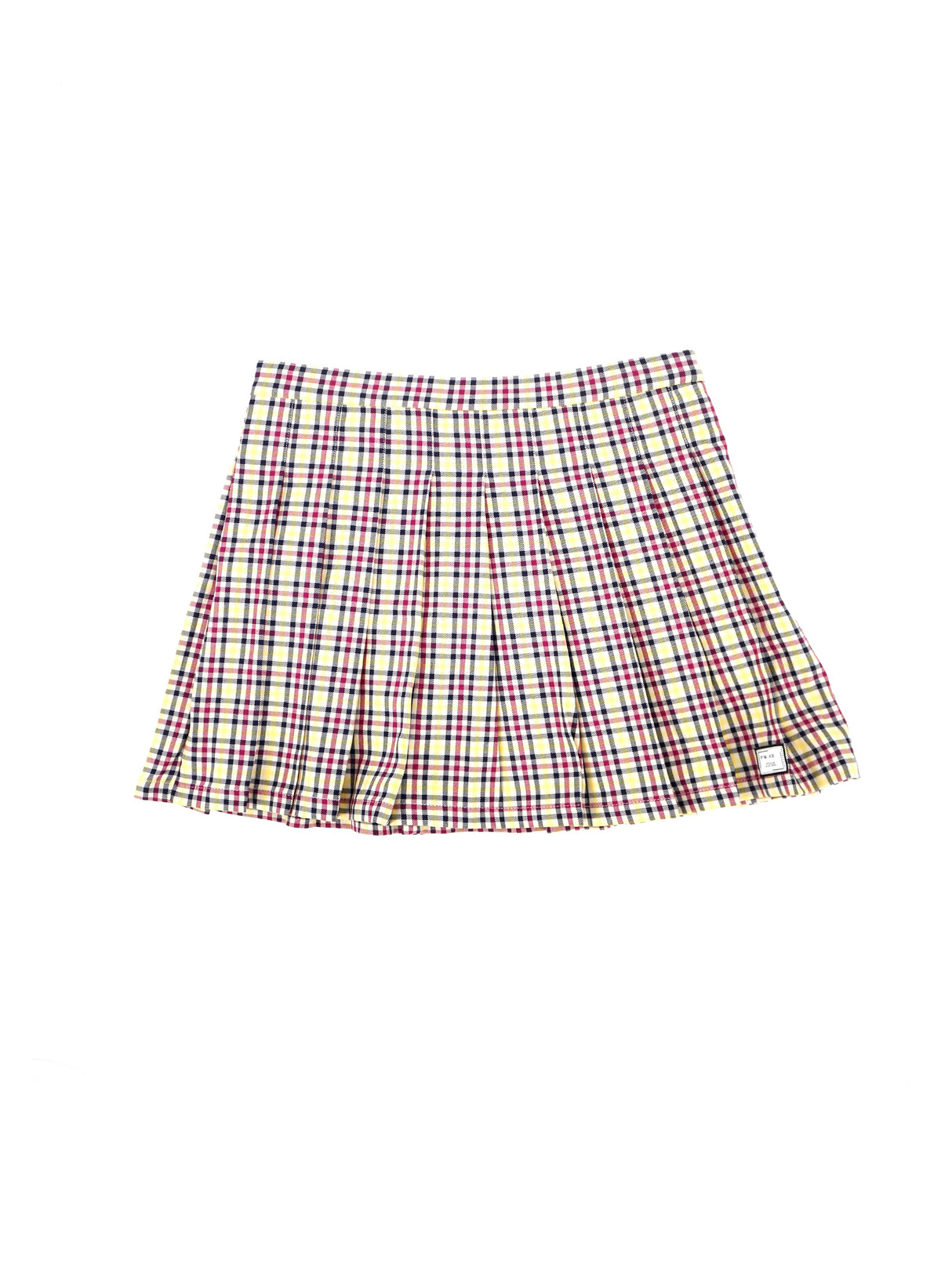 Image for Women's Plaid Skirt,Yellow