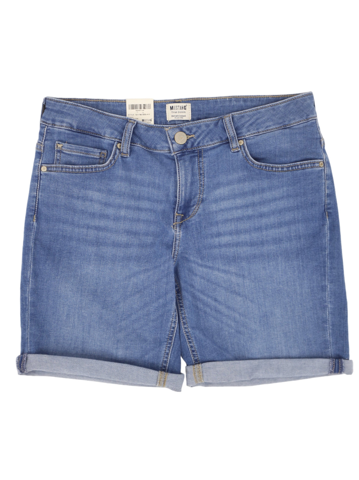 Image for Women's Washed Denim Short,Blue