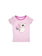 Image for Kids Girl Graphic Embroidered Top,Light Purple