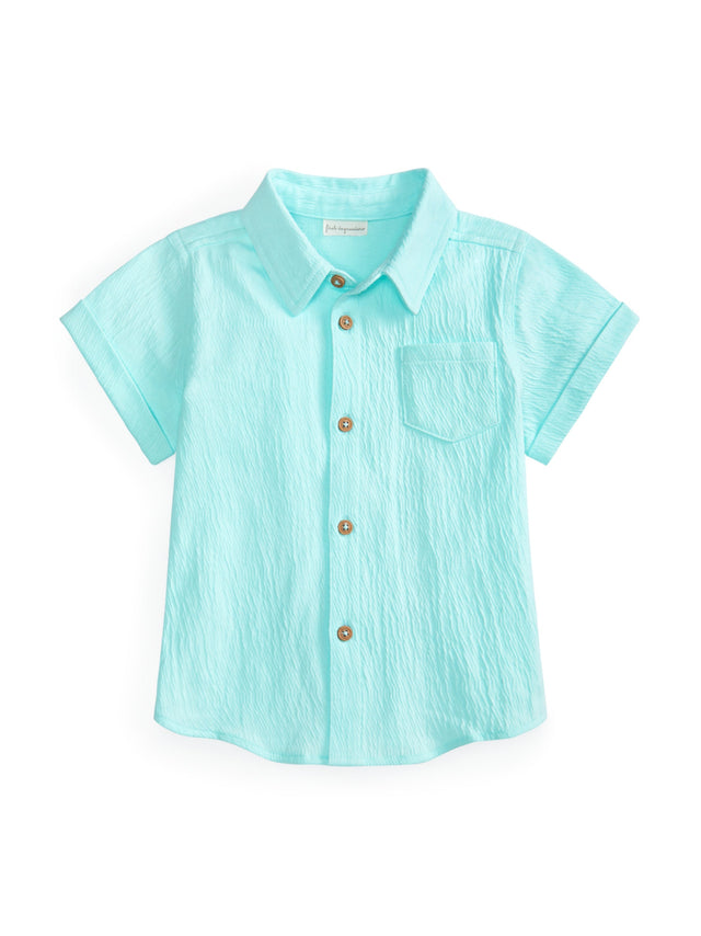 Image for Kids Boy Textured Shirt,Light Blue