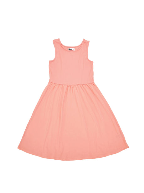 Image for Kids Girl Ribbed Dress,Pink