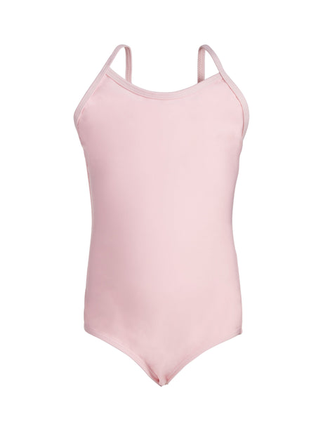 Image for Kids Girl Plain Solid One Piece Swimsuit,Light Pink