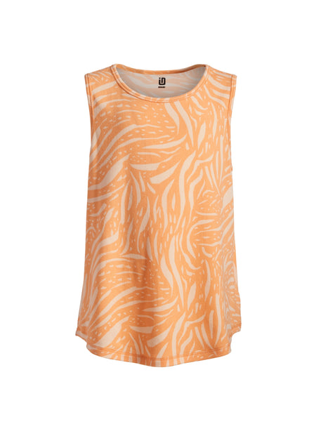 Image for Kids Girl Tiger Printed Tank Top,Orange