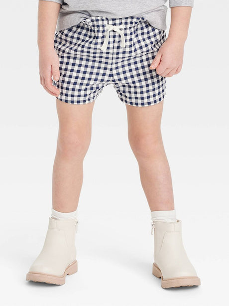 Image for Kids Girl Gingham Check Short,Navy