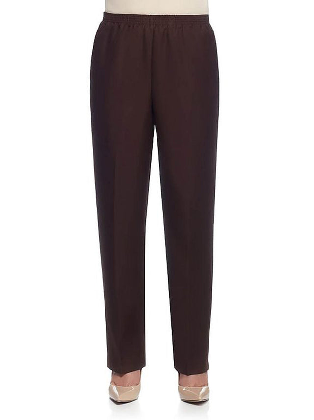 Image for Women's Textured Classic Pant,Brown