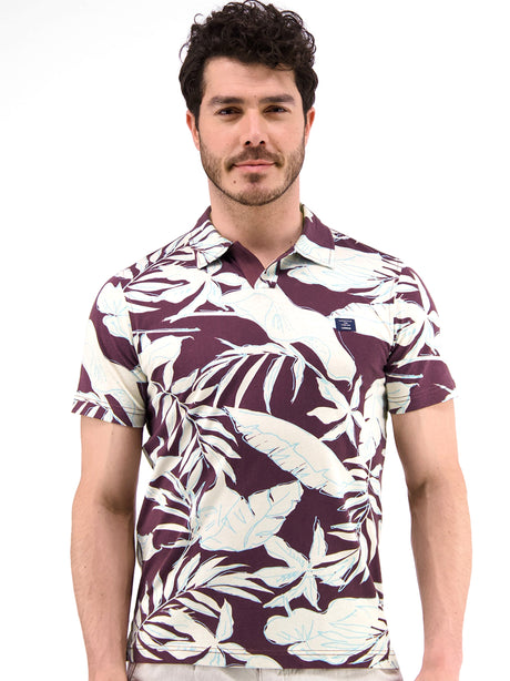 Image for Men's Graphic Printed Polo Shirt,Multi