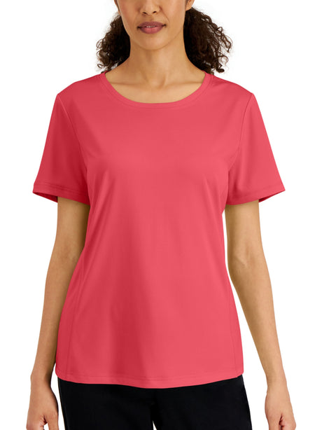 Image for Women's Plain Solid Sport T-Shirt,Coral