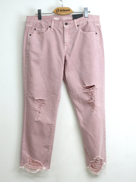 Image for Women's Ripped Jeans,Pink