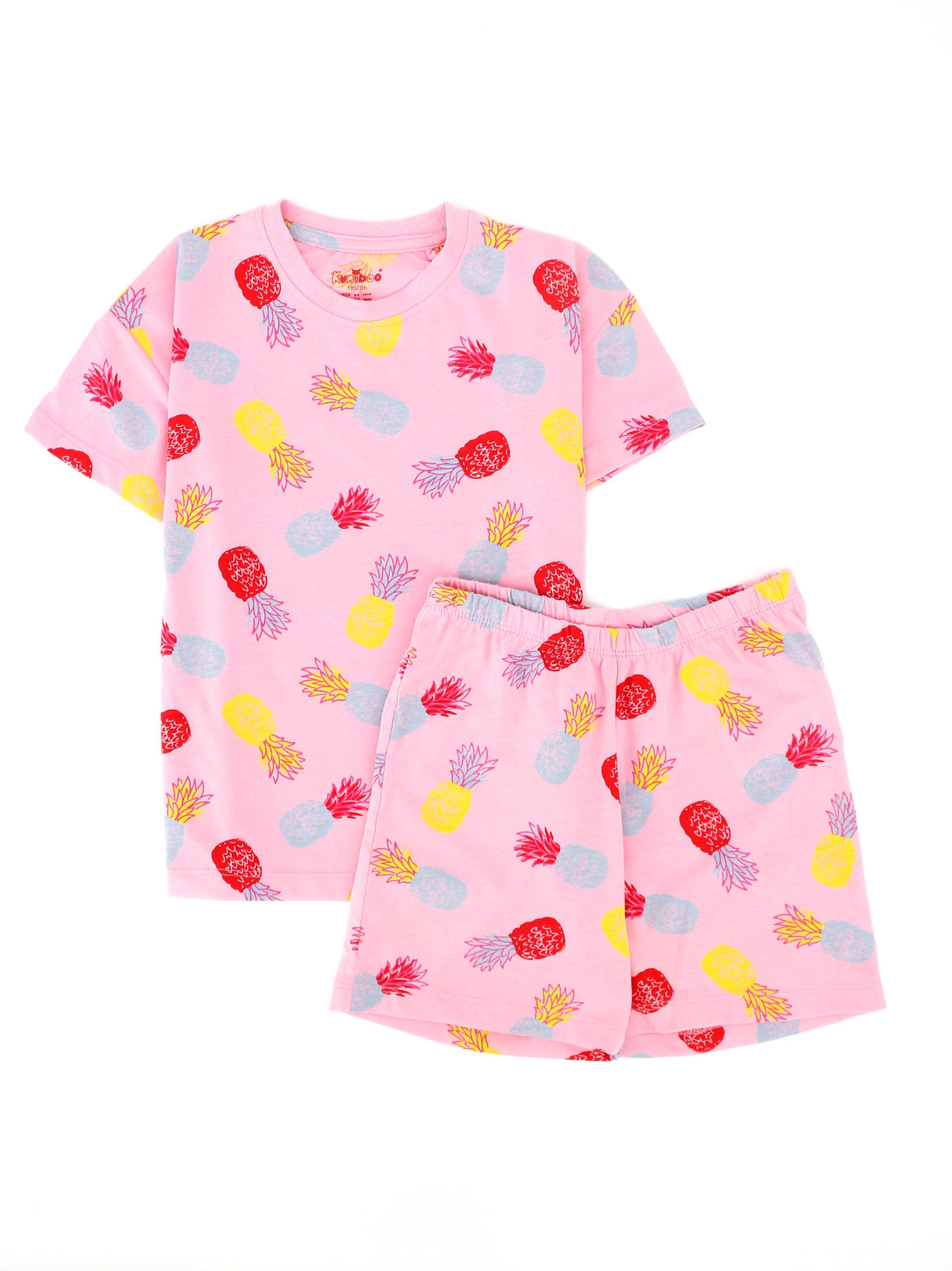 Image for Kids Girl Pineapple-Printed Sleepwear Set,Pink