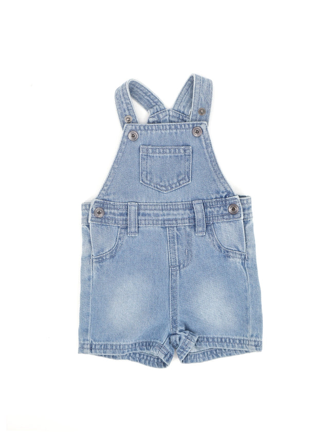 Image for Kids Girl Washed Denim Jumpsuit,Light Blue