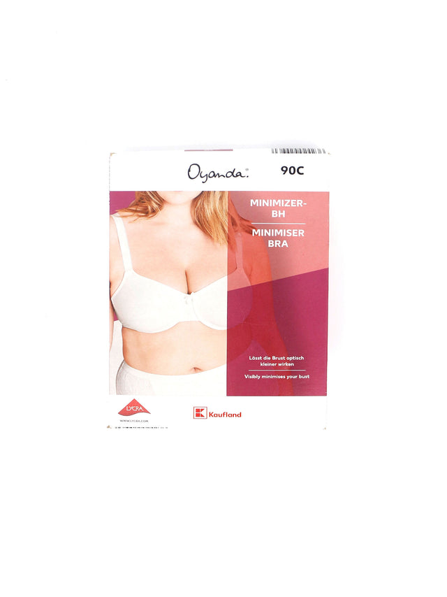 Image for Women's Plain Solid Bra,White