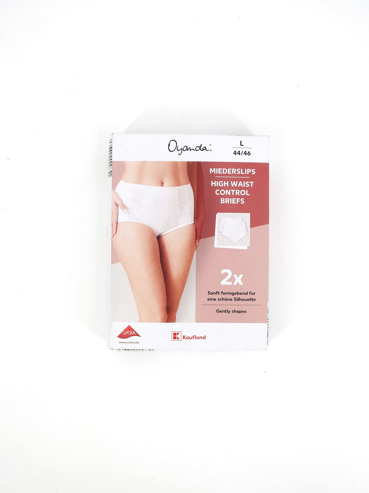 Image for Women's 2 Pack High Waist Lace Brief,White