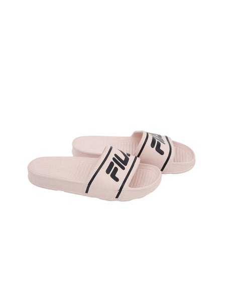 Image for Women's Brand Logo Printed Slide,Light Pink