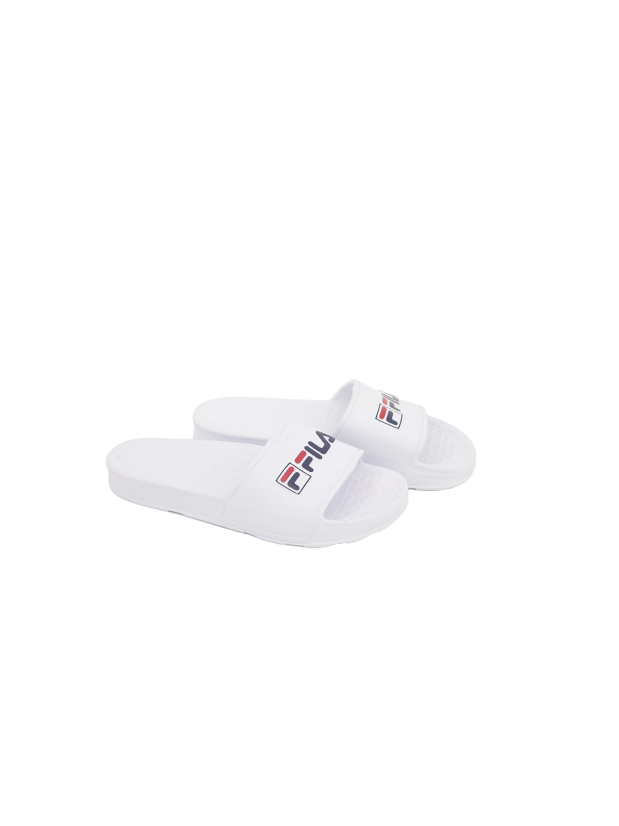 Image for Women's Brand Logo Printed Slide,White