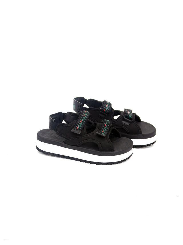 Image for Kid's Boy Brand Logo Printed Sandals,Black