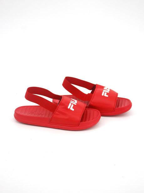 Image for Kid's Girl Brand Logo Printed Slippers,Red