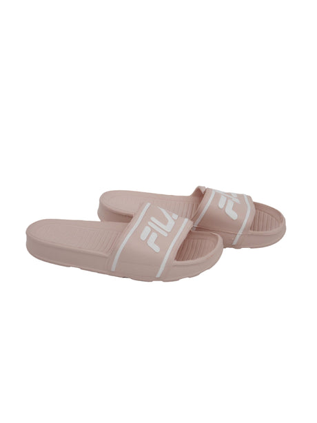 Image for Kid's Girl Brand Logo Printed Slippers,Light Pink